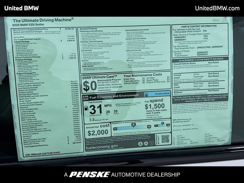 Thumbnail: 2026 BMW 5 Series - 15