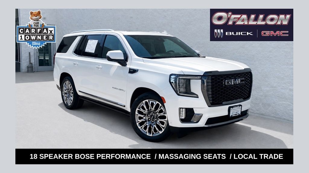 White Frost Tricoat 2024 GMC Yukon SUV / Crossover Four-Wheel Drive