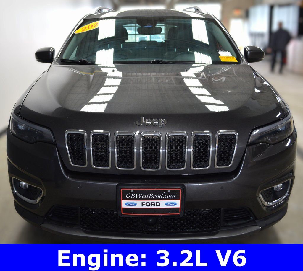 Used 2021 Granite Crystal Metallic Clearcoat Jeep Limited image 6