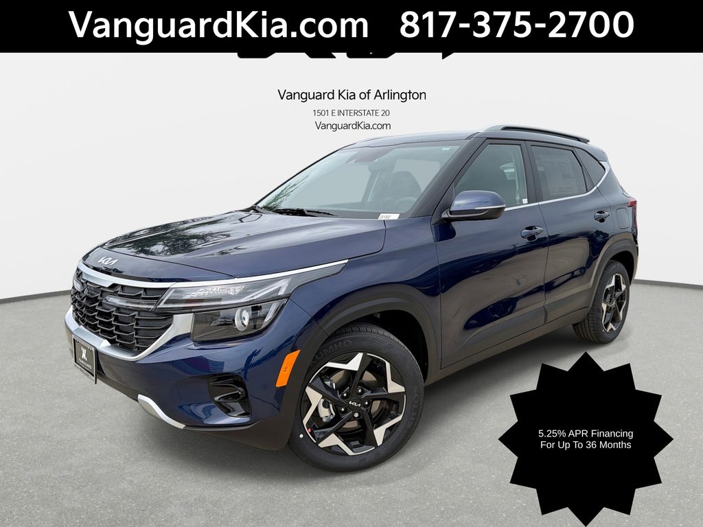 Dark Ocean Blue 2026 Kia Seltos EX FWD SUV / Crossover Front-Wheel Drive Continuously Variable Transmission