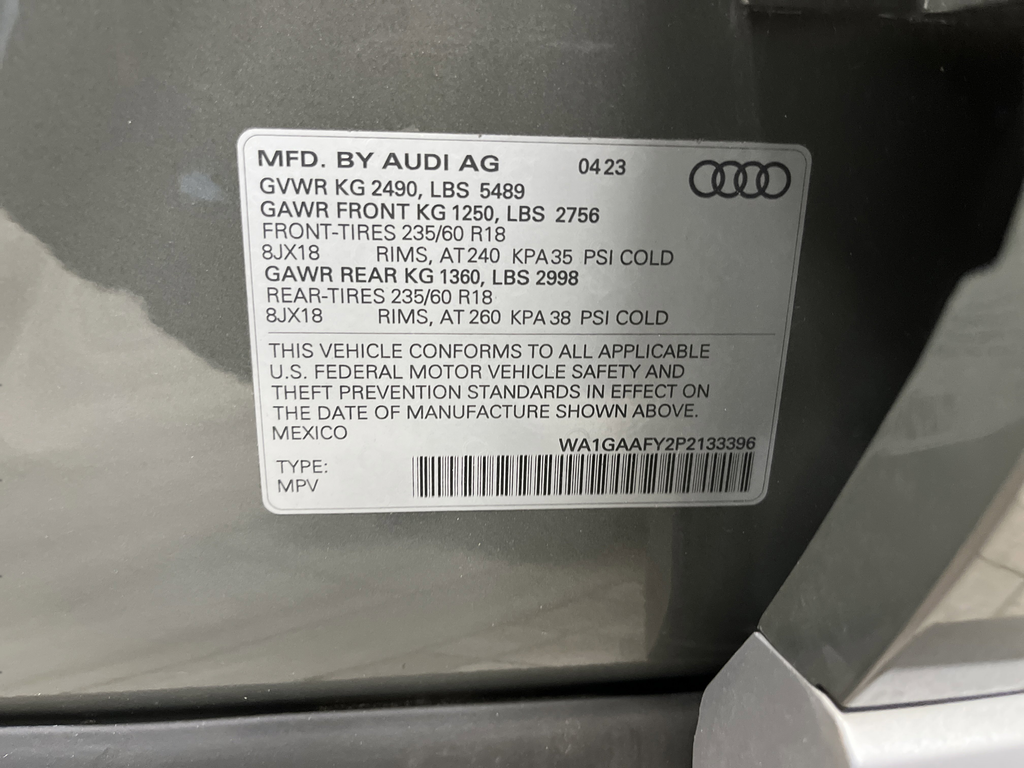 Used 2023 Chronos Gray Metallic Audi 45 S line Premium image 35