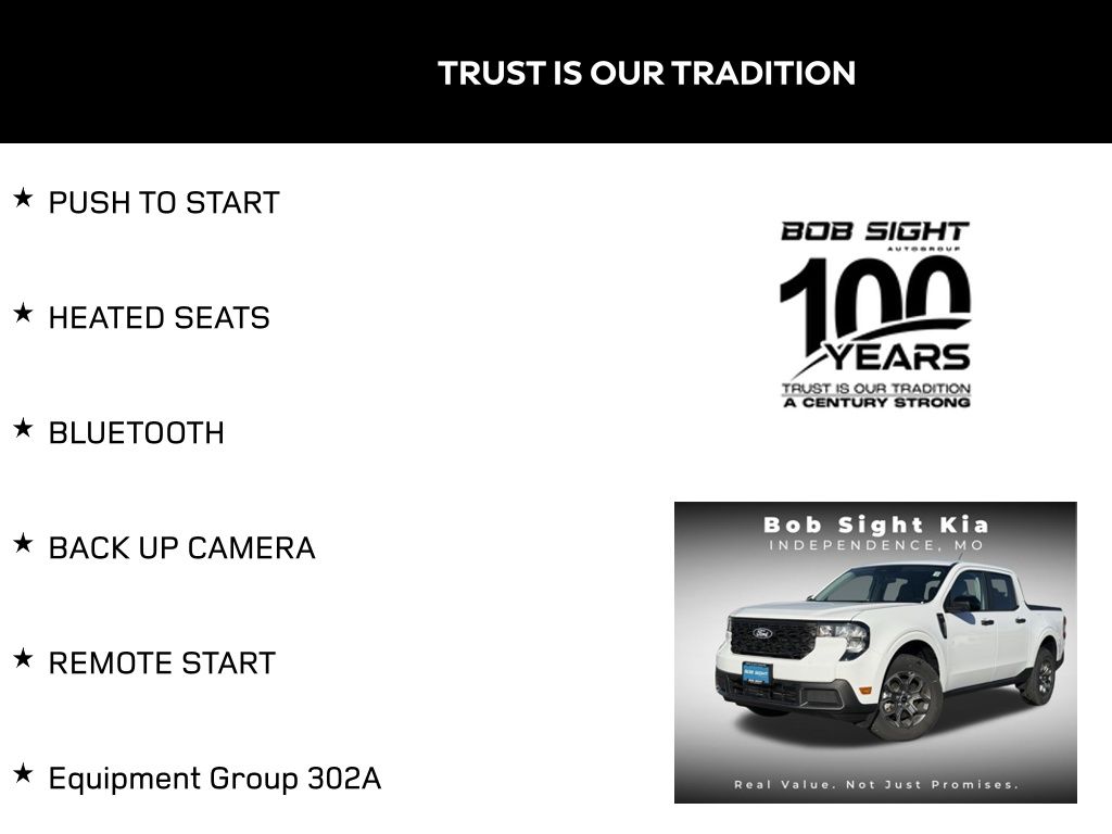 Used 2025 Ford Maverick XLT with VIN 3FTTW8JA6SRA58456 for sale in Kansas City