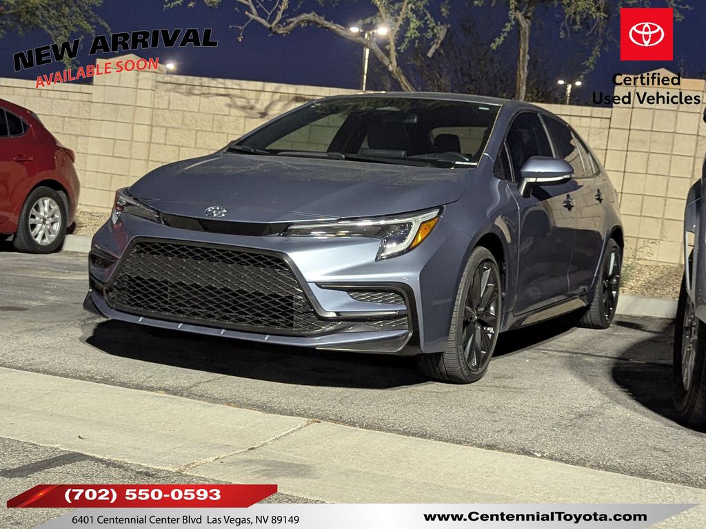 Celestite 2024 Toyota Corolla Sedan Front-Wheel Drive Continuously Variable Transmission