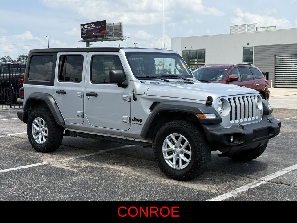 2023 Jeep Wrangler Sport S Silver at Bayway Cadillac of The Woodlands
