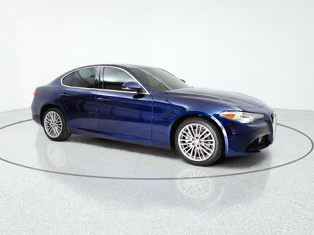 Montecarlo Blue Metallic 2017 Alfa Romeo Giulia Ti AWD Sedan All-Wheel Drive 8-Speed Automatic