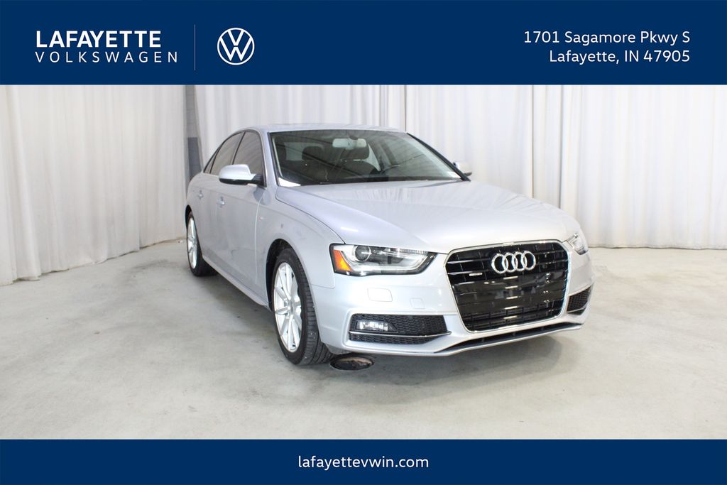 Silver Metallic 2015 Audi A4 Sedan All-Wheel Drive 8-Speed Automatic