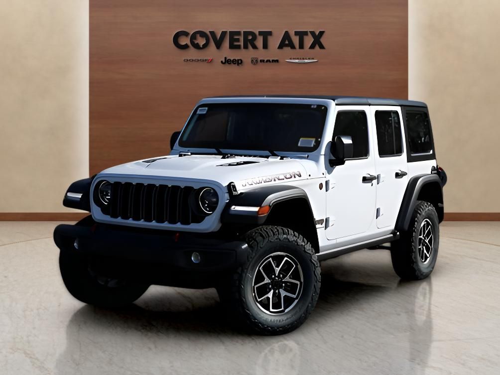 bright white clearcoat 2026 Jeep Wrangler Rubicon 4-Door 4WD SUV / Crossover Four-Wheel Drive 8-Speed Automatic