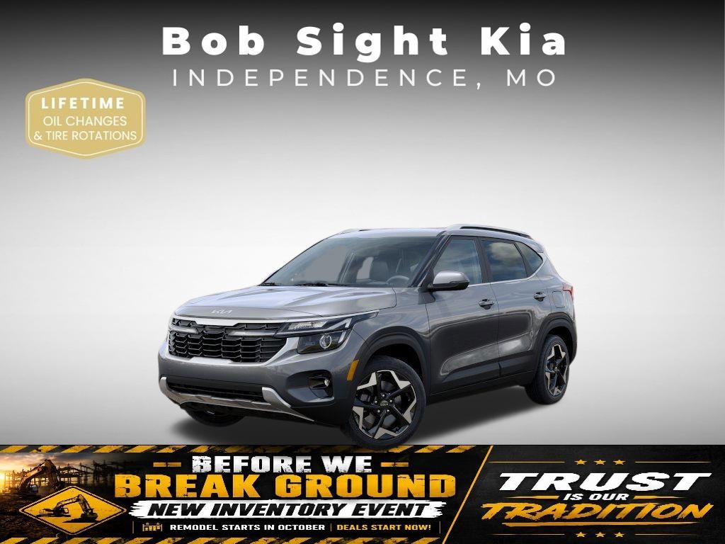 Steel Gray 2026 Kia Seltos SUV / Crossover All-Wheel Drive Continuously Variable Transmission