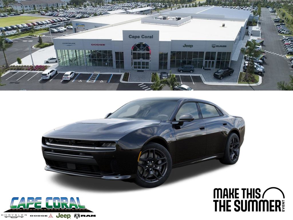 Diamond Black Crystal Pearlcoat 2026 Dodge Charger Sedan All-Wheel Drive 8-Speed Automatic