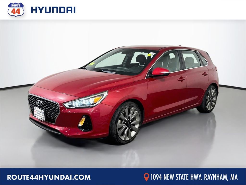 Scarlet Red 2018 Hyundai Elantra GT Hatchback Front-Wheel Drive 6-Speed Manual