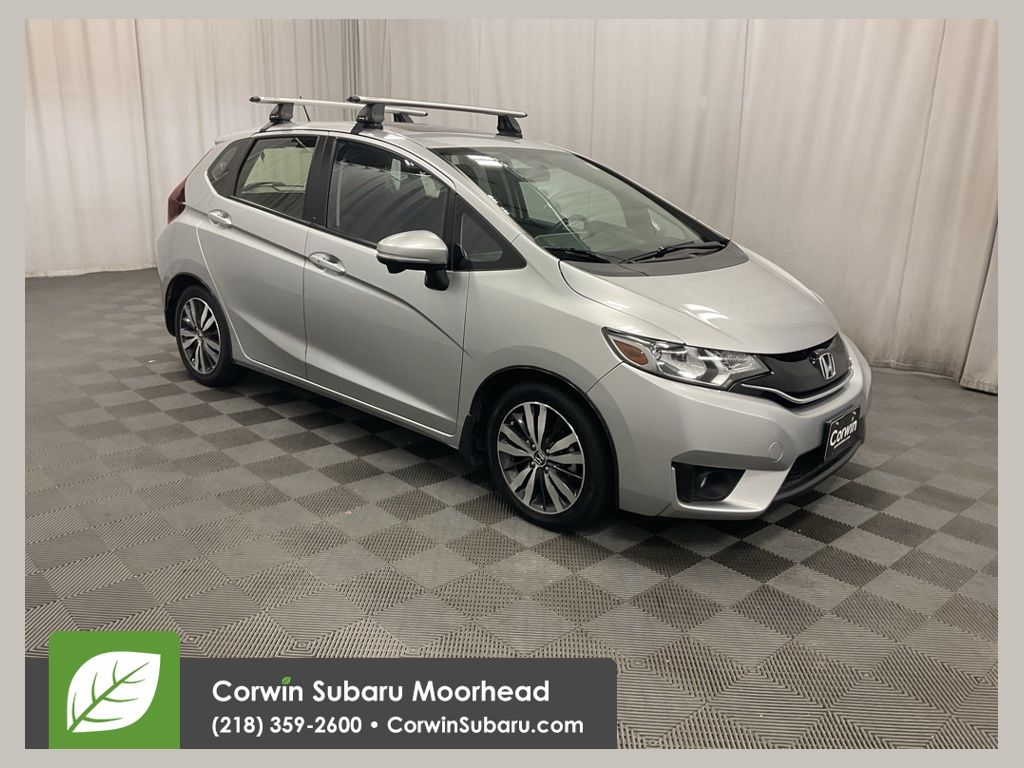 Alabaster Silver Metallic 2016 Honda Fit EX Hatchback Front-Wheel Drive Continuously Variable Transmission