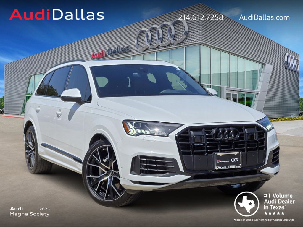 Glacier White Metallic 2023 Audi Q7 SUV / Crossover All-Wheel Drive 8-Speed Automatic