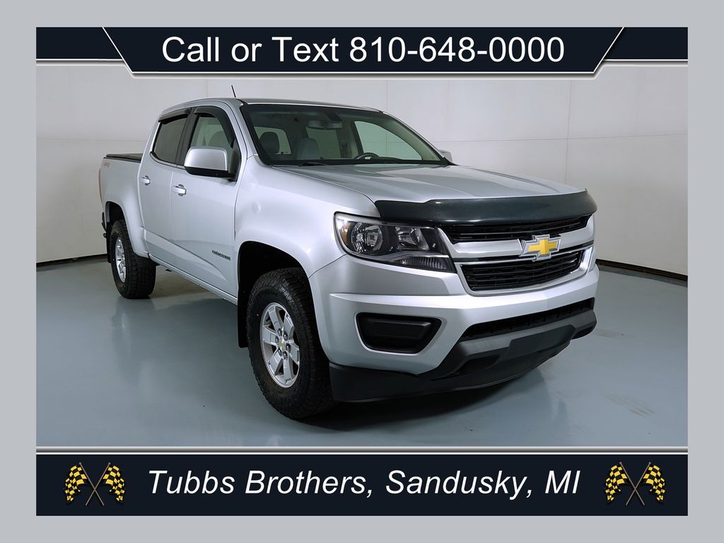 Silver Ice Metallic 2020 Chevrolet Colorado Pickup Truck Four-Wheel Drive 8-Speed Automatic