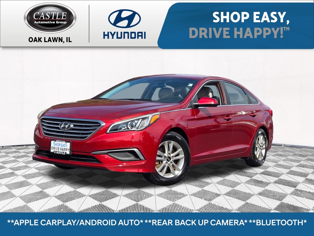 Venetian Red Metallic 2016 Hyundai Sonata Sedan Front-Wheel Drive 6-Speed Automatic