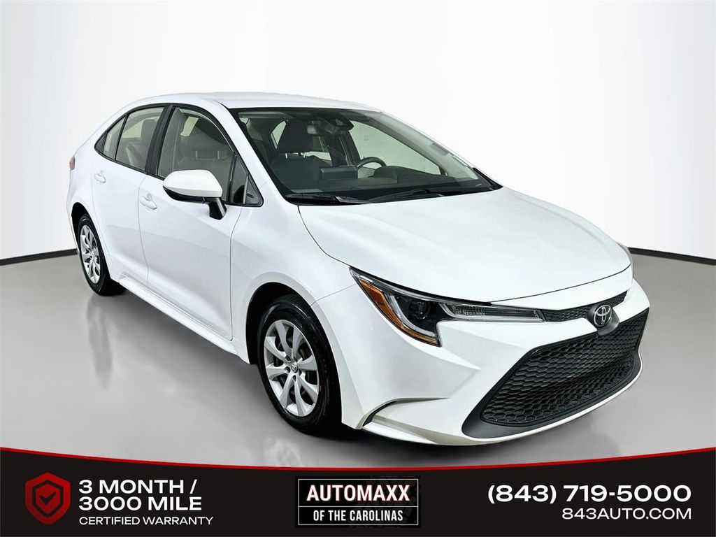 White 2022 Toyota Corolla Sedan Front-Wheel Drive Continuously Variable Transmission