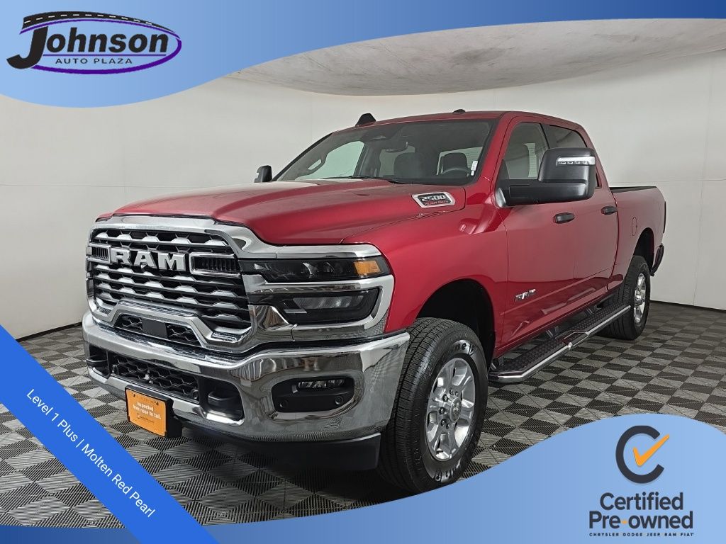 Molten Red Pearlcoat 2026 RAM 2500 Big Horn Crew Cab 4WD Pickup Truck Four-Wheel Drive 8-Speed Automatic