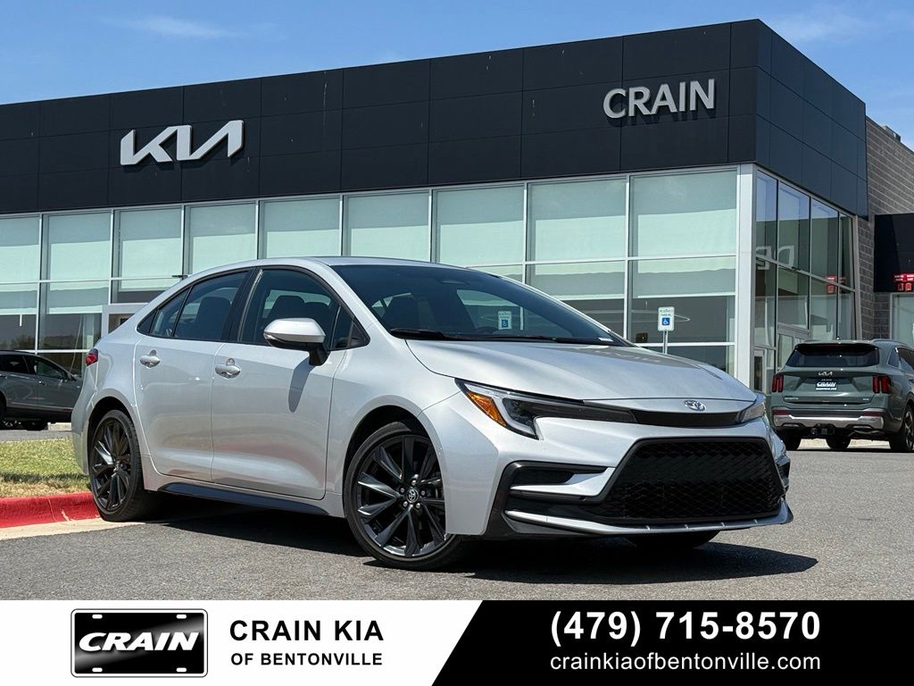 Classic Silver Metallic 2025 Toyota Corolla Sedan Front-Wheel Drive Continuously Variable Transmission