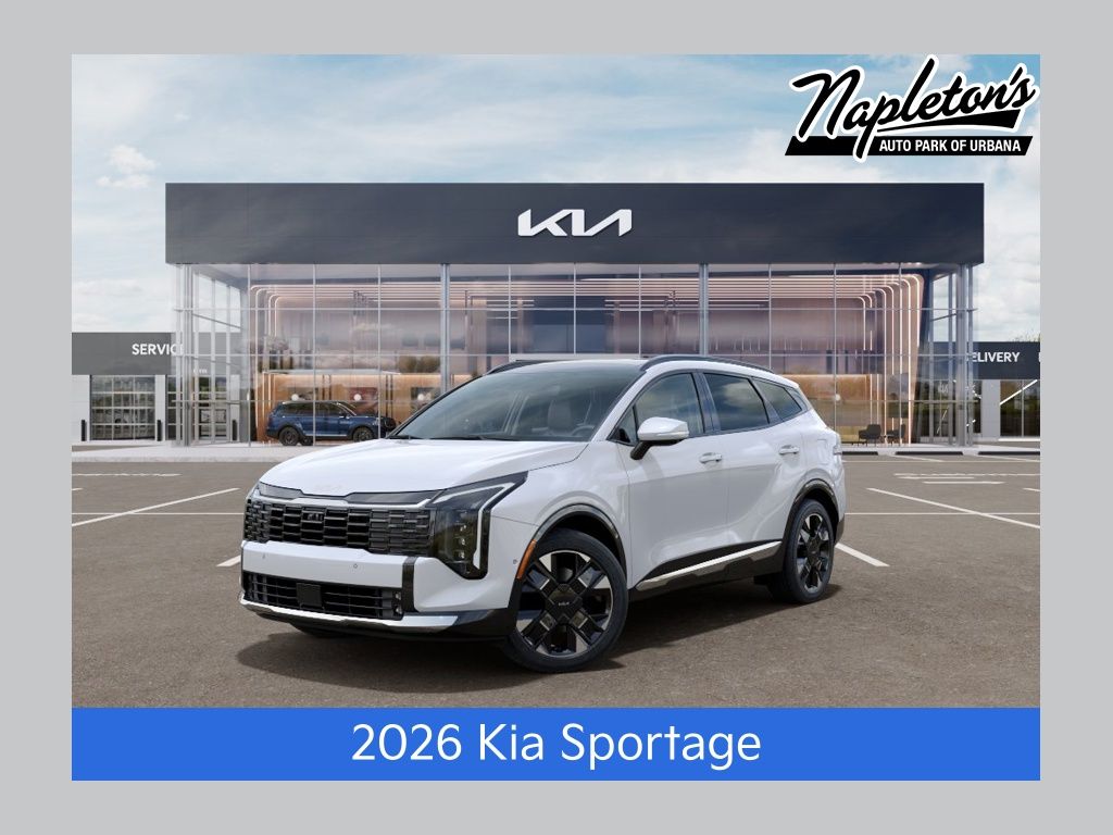 Snow White Pearl 2026 Kia Sportage Hybrid SUV / Crossover All-Wheel Drive 6-Speed Automatic