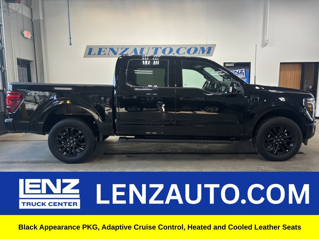 Agate Black Metallic 2024 Ford F-150 Pickup Truck Four-Wheel Drive Automatic