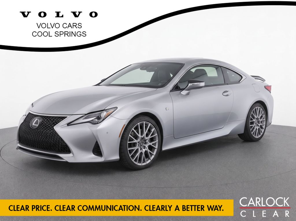 Atomic Silver 2021 Lexus RC Coupe All-Wheel Drive 6-Speed Automatic