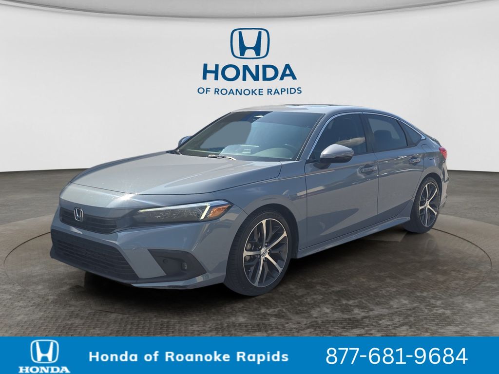 Sonic Gray Pearl 2022 Honda Civic Touring FWD Sedan Front-Wheel Drive Continuously Variable Transmission