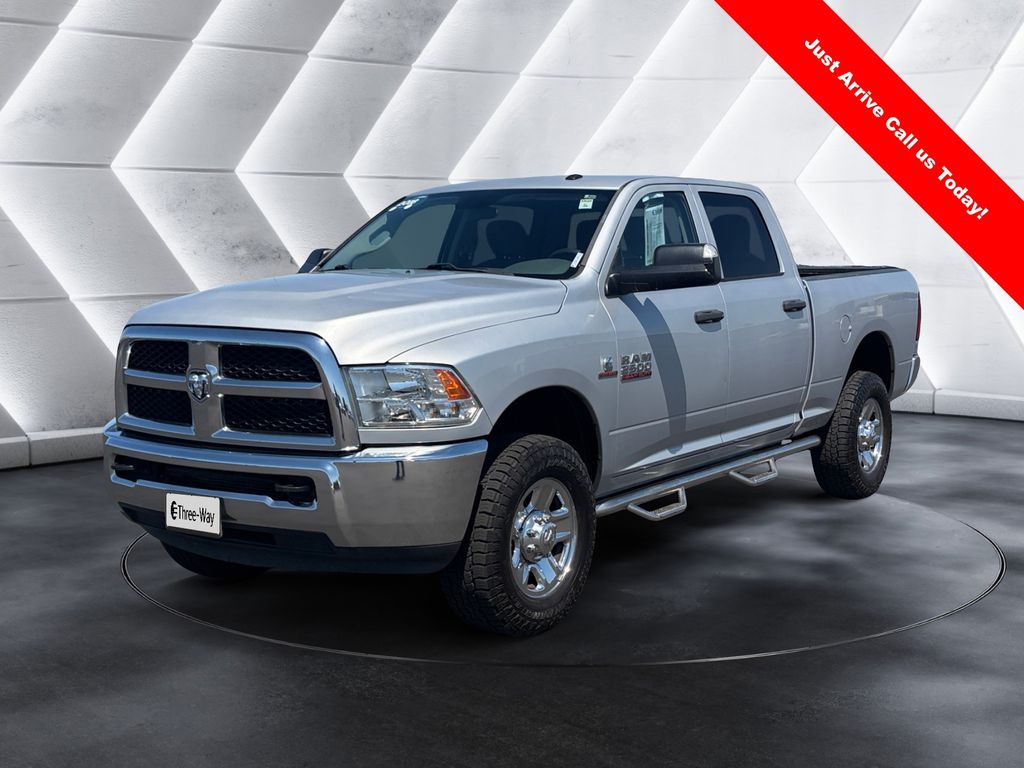 Bright Silver Clearcoat Metallic 2018 RAM 2500 Pickup Truck Four-Wheel Drive 6-Speed Automatic