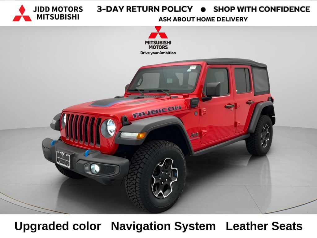 Firecracker Red Clearcoat 2023 Jeep Wrangler 4xe Rubicon 4WD SUV / Crossover Four-Wheel Drive 8-Speed Automatic