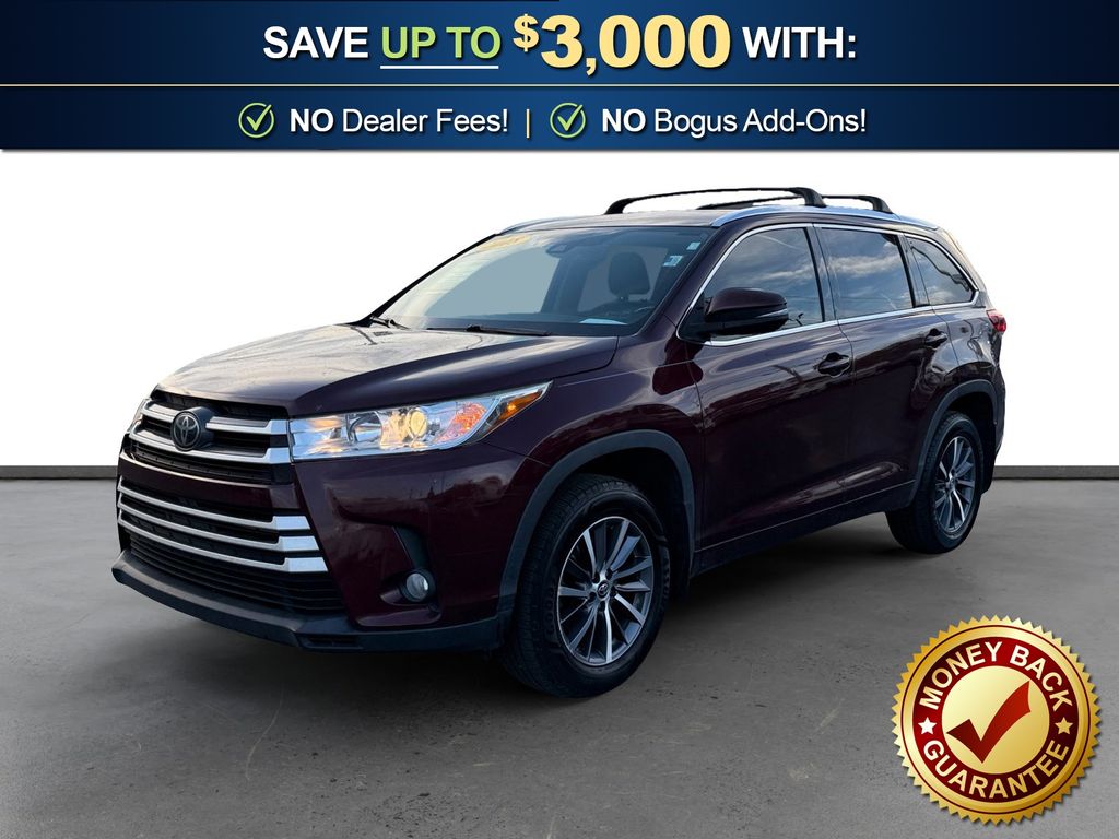Ooh La La Rouge Mica 2018 Toyota Highlander XLE AWD SUV / Crossover All-Wheel Drive 8-Speed Automatic
