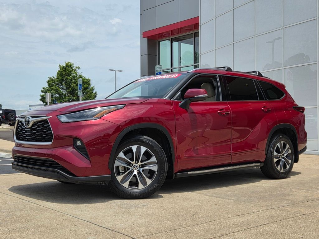 Red (Ruby Flare Pearl) 2021 Toyota Highlander SUV / Crossover All-Wheel Drive 8-Speed Automatic