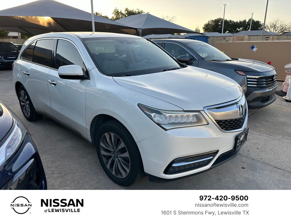 Silver Moon 2015 Acura MDX SUV / Crossover Front-Wheel Drive 6-Speed Automatic