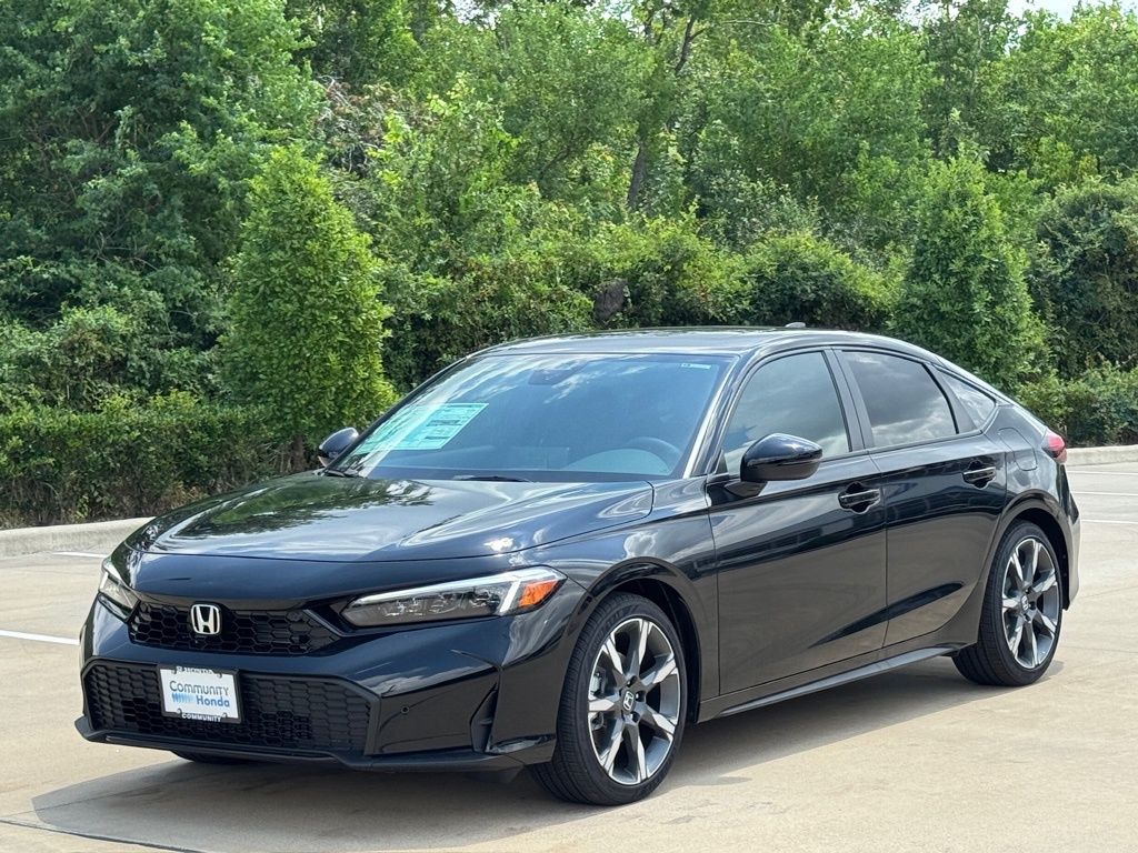 2026 Honda Civic Hybrid Sport Touring Black at Shottenkirk Kia Fort Bend