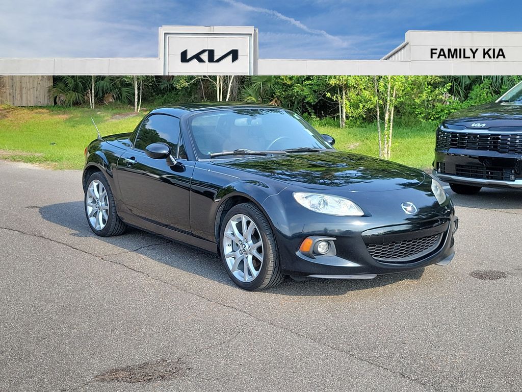 Jet Black 2015 Mazda MX-5 Miata Convertible Rear-Wheel Drive 6-Speed Automatic