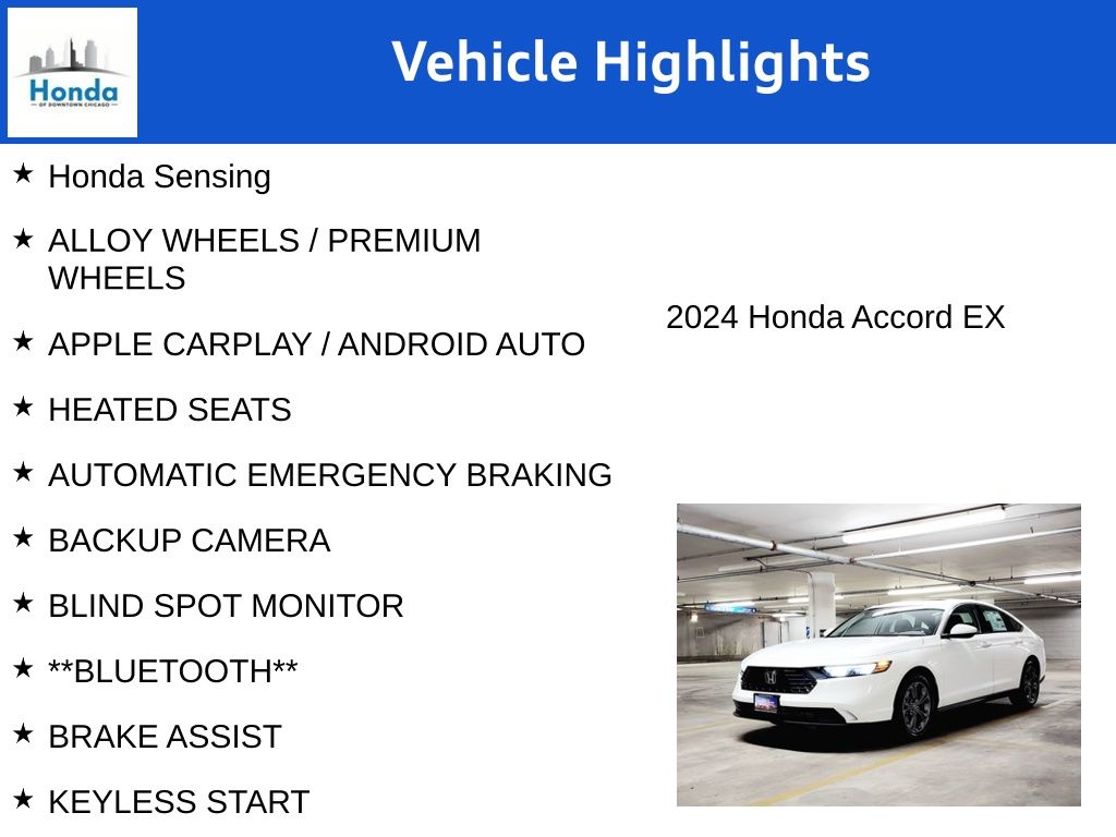 2024 Honda Accord EX 7