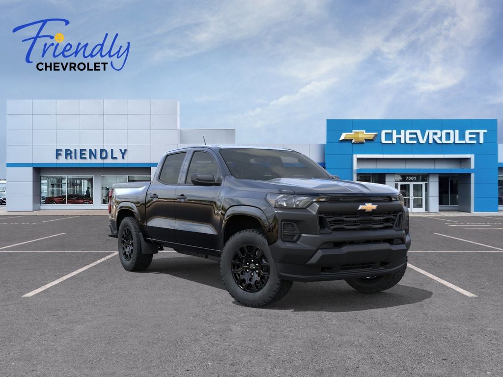 Black 2026 Chevrolet Colorado Pickup Truck Four-Wheel Drive 8-Speed Automatic