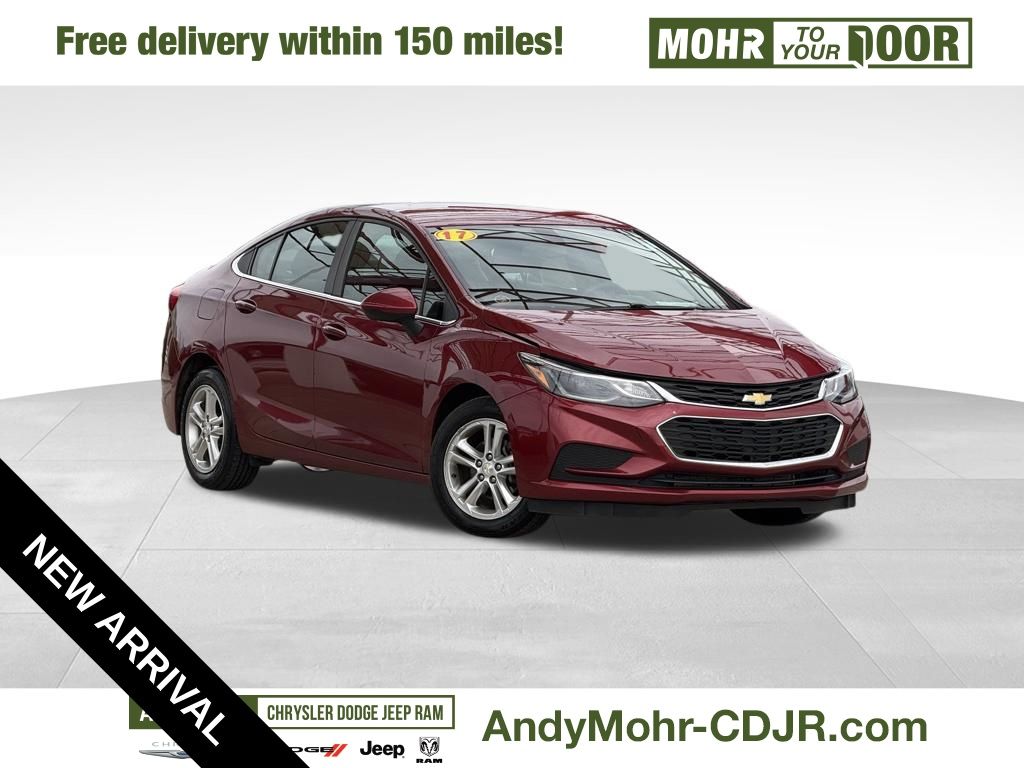Cajun Red Tintcoat 2017 Chevrolet Cruze LT Sedan FWD Sedan Front-Wheel Drive 6-Speed Automatic