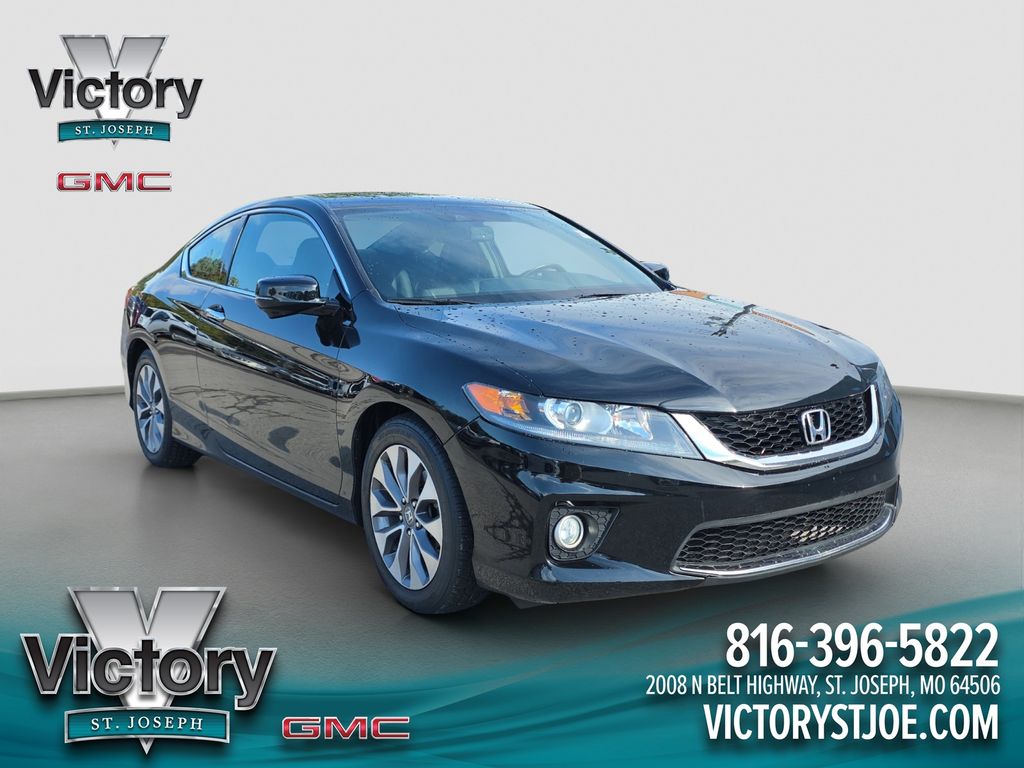 Black 2015 Honda Accord Coupe Coupe Front-Wheel Drive Continuously Variable Transmission