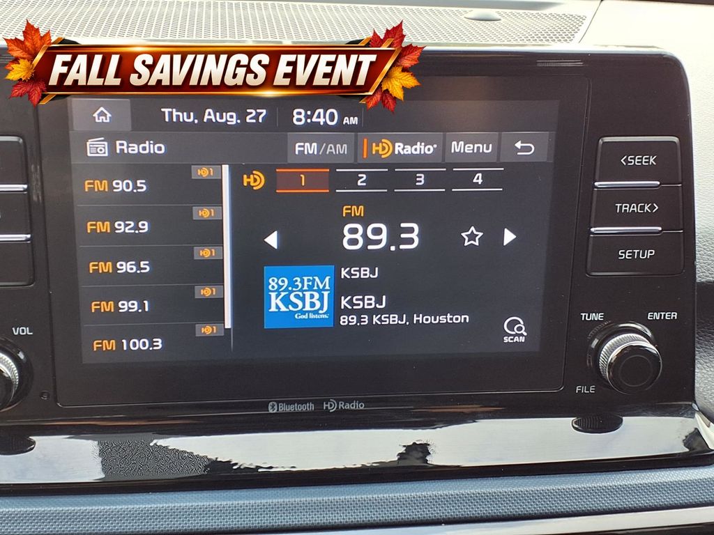 2023 Kia Seltos S White at DeMontrond Auto Country