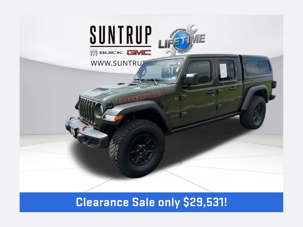 Sarge Green Clearcoat 2023 Jeep Gladiator Pickup Truck Four-Wheel Drive 8-Speed Automatic