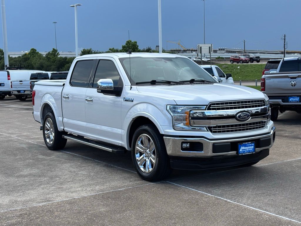 2019 Ford F-150 Lariat White at DeMontrond Gulf Freeway