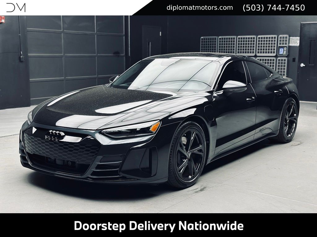 Black Metallic 2022 Audi e-tron GT Sedan All-Wheel Drive 1-Speed Automatic