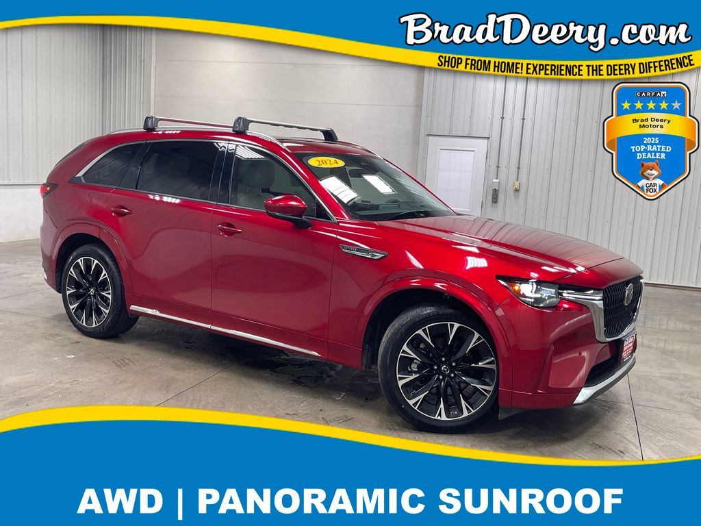 Soul Red Crystal Metallic 2024 Mazda CX-90 SUV / Crossover All-Wheel Drive 8-Speed Automatic