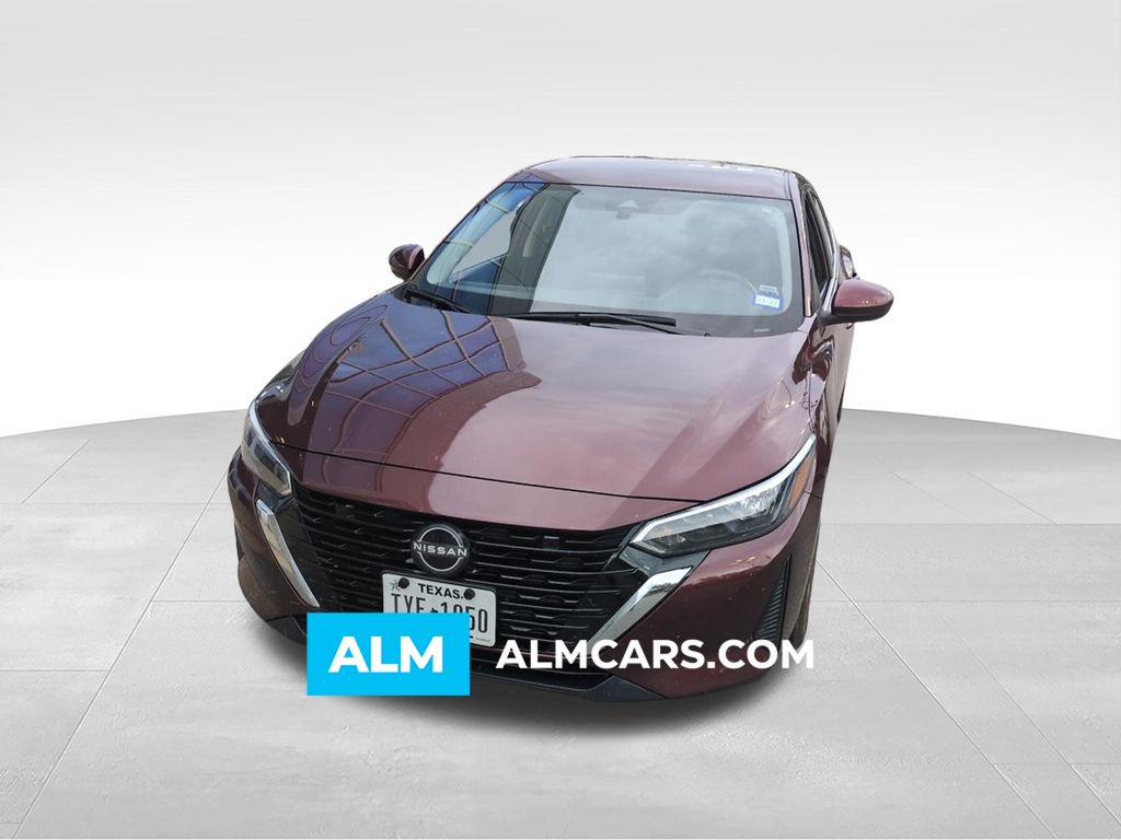 Rosewood Metallic 2024 Nissan Sentra SV FWD Sedan Front-Wheel Drive Continuously Variable Transmission