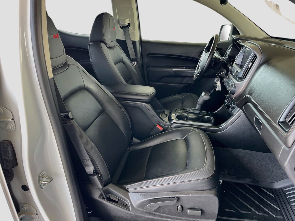 2021 GMC Canyon AT4 w/Leather White at AutoSavvy Houston Northwest