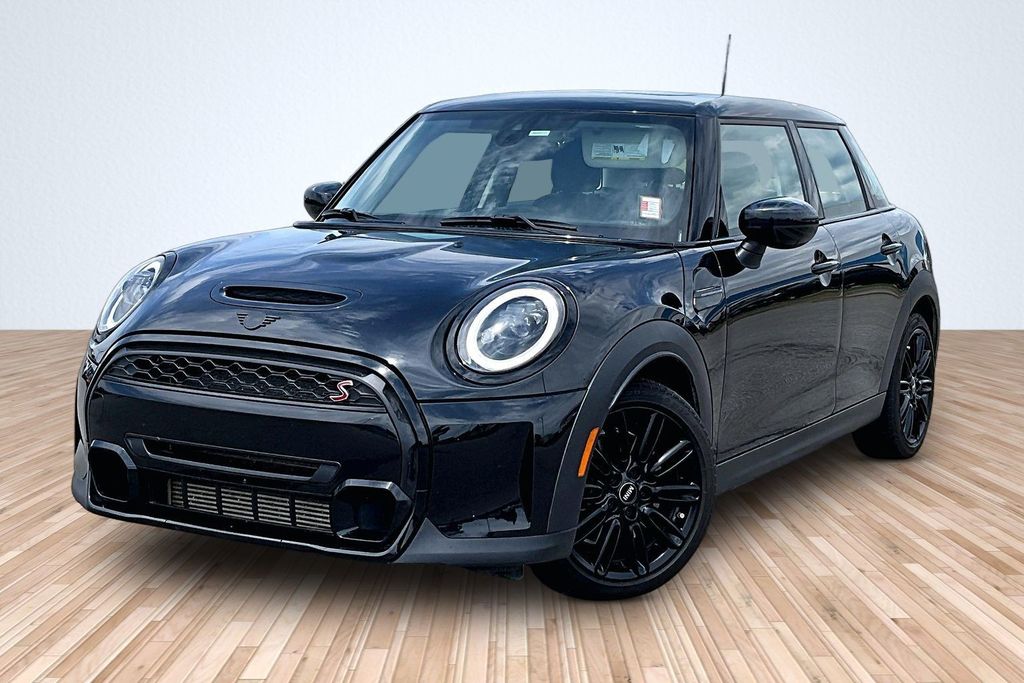 Midnight Black 2024 MINI Cooper S 4-Door Hatchback FWD Hatchback Front-Wheel Drive 7-Speed Automatic