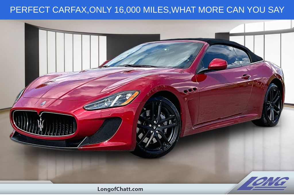 Rosso Trionfale Metallic 2017 Maserati GranTurismo MC Convertible Convertible Rear-Wheel Drive 6-Speed Automatic