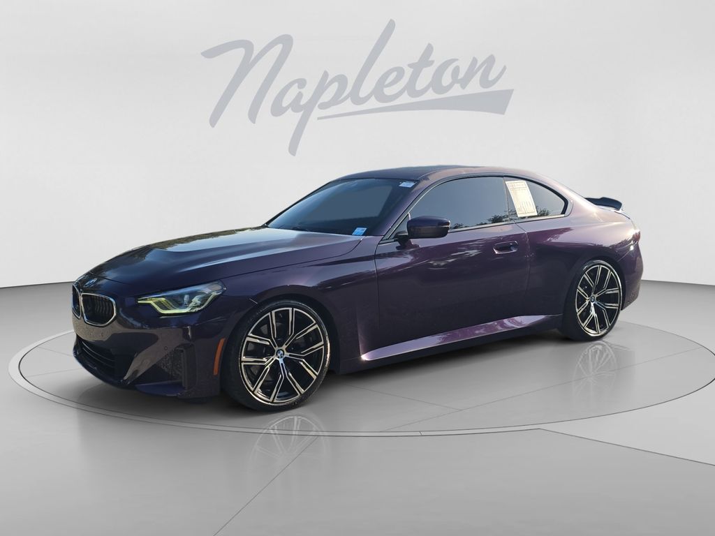 Thundernight Metallic 2023 BMW 2 Series Coupe Rear-Wheel Drive 8-Speed Automatic