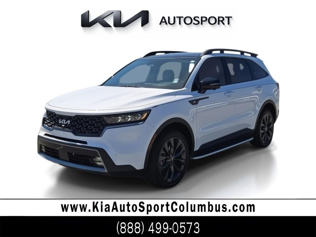 Glacial White Pearl 2023 Kia Sorento X-Line SX Prestige AWD SUV / Crossover All-Wheel Drive 8-Speed Dual Clutch