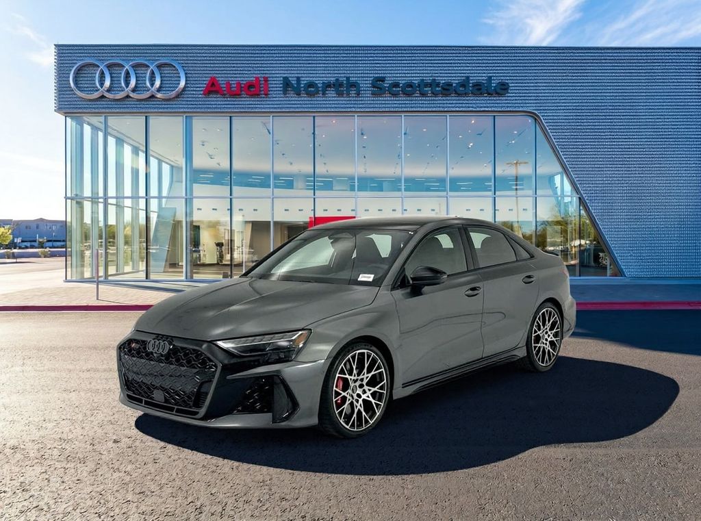 Daytona Gray Pearl Effect 2026 Audi RS 3 2.5T quattro Sedan All-Wheel Drive 7-Speed Automatic