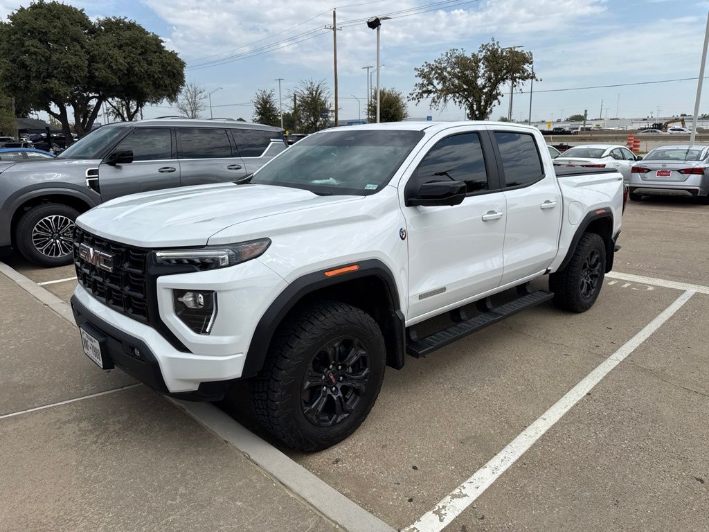 Summit White 2025 GMC Canyon Pickup Truck Four-Wheel Drive 8-Speed Automatic