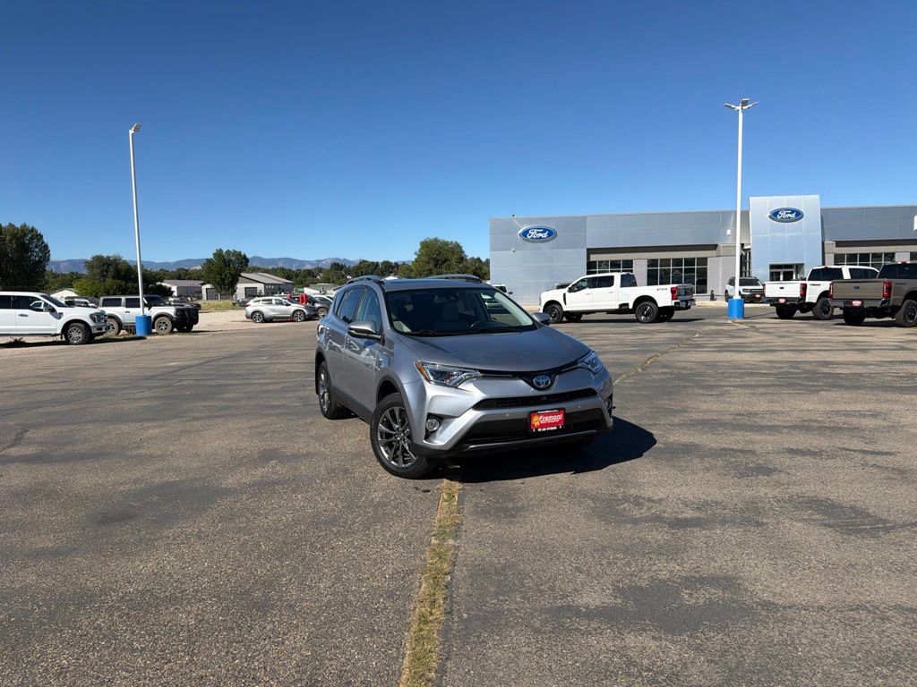 Silver Sky Metallic 2018 Toyota RAV4 Hybrid SUV / Crossover All-Wheel Drive Continuously Variable Transmission